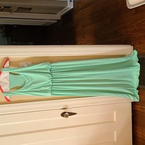 Sea Glass Colored Maxi Dress